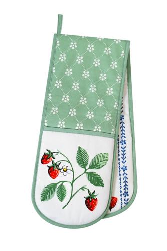 Strawberry Patch Double Oven Glove 18 x 88cm – Ulster Weavers