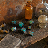 Q Workshop - Steampunk Clockwork: Nautical Apparatus Modern Dice Set 7