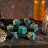 Q Workshop - Steampunk Clockwork: Nautical Apparatus Modern Dice Set 7