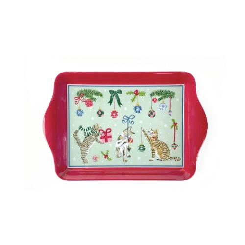 Ulster Weavers Christmas Cats Melamine Scatter Tray 21 x 14cm