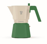 Pezzetti Futurexpress 6 Cup Aluminium Coffee Maker Forest Green