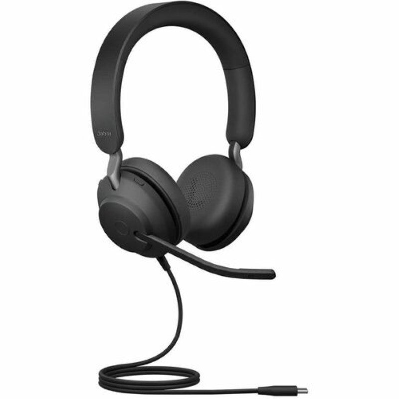 Jabra Evolve2 40 SE Stereo USB-C Wired Binaural Headset for Premium Audio & Comfort