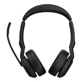 Jabra EVOLVE2 55 UC Stereo Headset - Wireless Bluetooth, Noise Canceling, USB-C, Comfort