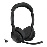 Jabra EVOLVE2 55 UC Stereo Wireless Headset - USB-C, ANC, Dual Connectivity for Hybrid Work