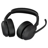 Jabra EVOLVE2 55 UC Stereo Wireless Headset - USB-C, ANC, Dual Connectivity for Hybrid Work