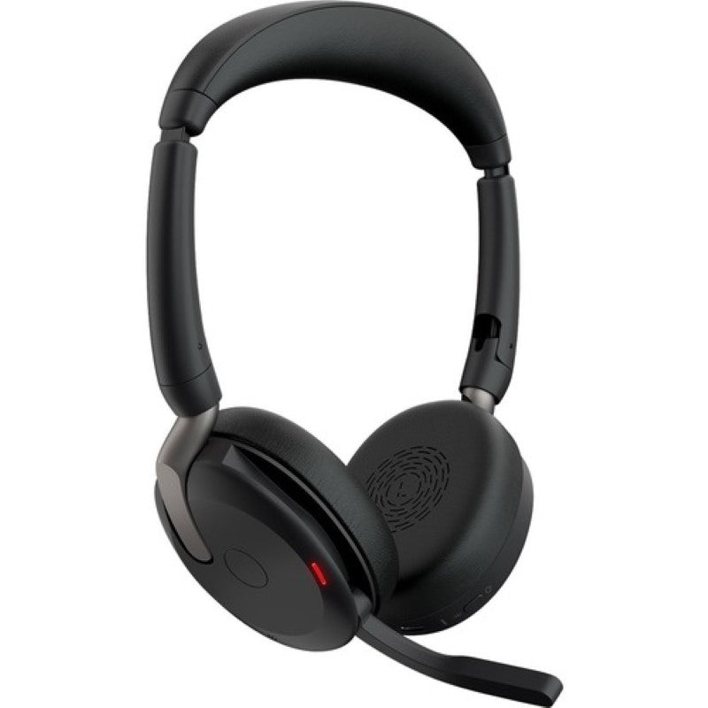 Jabra EVOLVE2 65 FLEX UC Stereo Wireless Headset - Bluetooth 5.2, ANC, Portable Design, Black