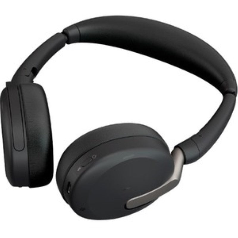 Jabra EVOLVE2 65 FLEX UC Stereo Wireless Headset - Bluetooth 5.2, ANC, Portable Design, Black