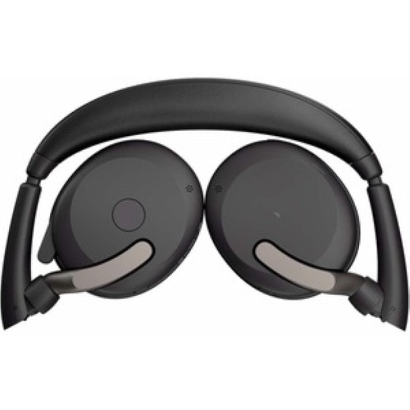 Jabra EVOLVE2 65 FLEX UC Stereo Wireless Headset - Bluetooth 5.2, ANC, Portable Design, Black