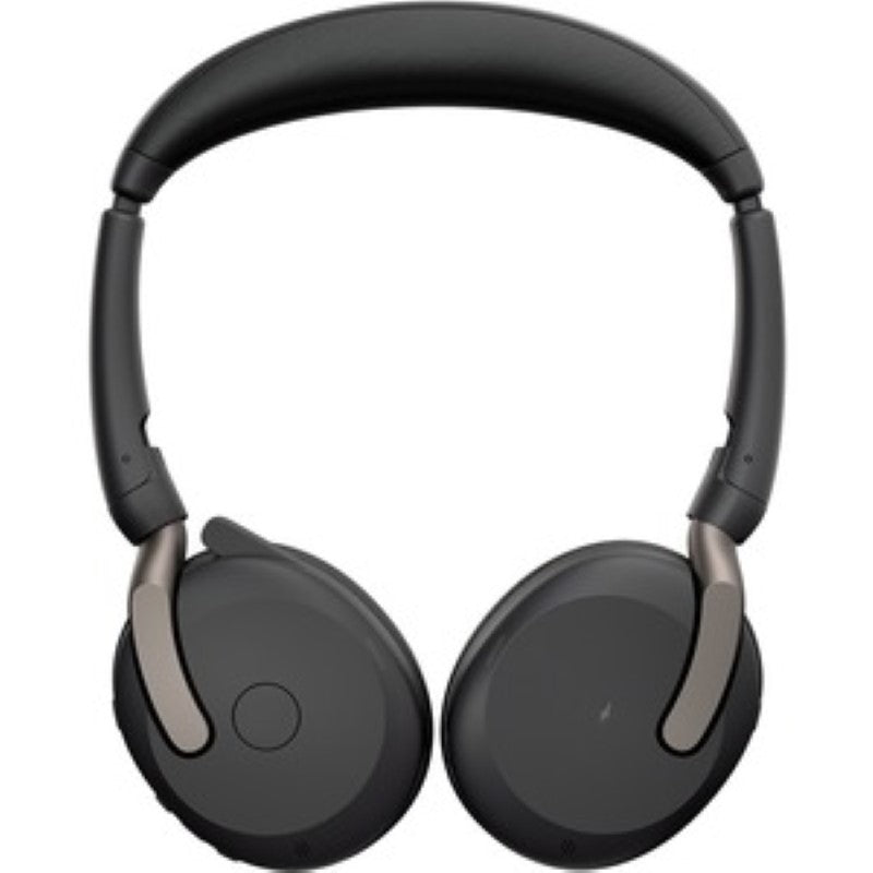 Jabra EVOLVE2 65 FLEX UC Stereo Wireless Headset - Bluetooth 5.2, ANC, Portable Design, Black