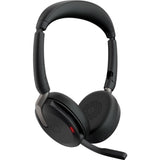 Jabra EVOLVE2 65 FLEX Wireless Bluetooth Headset - Active Noise Cancelling, USB-A, MS Compatible