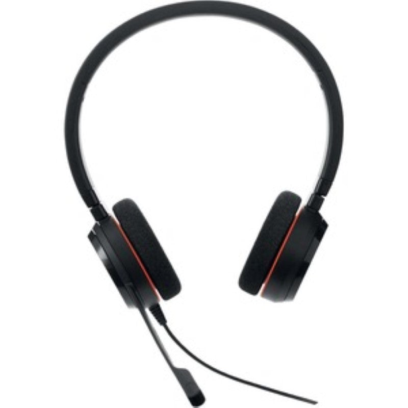 Jabra Evolve 20 Stereo USB-C Headset - Noise Cancelling, Comfortable Over-the-Head Design, Black