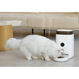 Smart Pet Food Dispenser with HD Camera - DOGNESS F10 4L Feeder for Dogs & Cats (White)