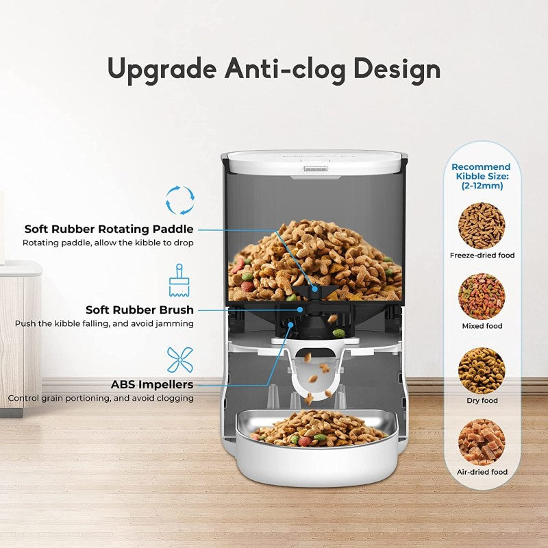 Dogness F12 Cube 4L Programmable Pet Feeder for Dogs and Cats - Automated Feeding Solution