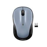 Logitech M325S Wireless Mouse - Light Silver, Compact & Portable, 2.4 GHz Wireless Connectivity