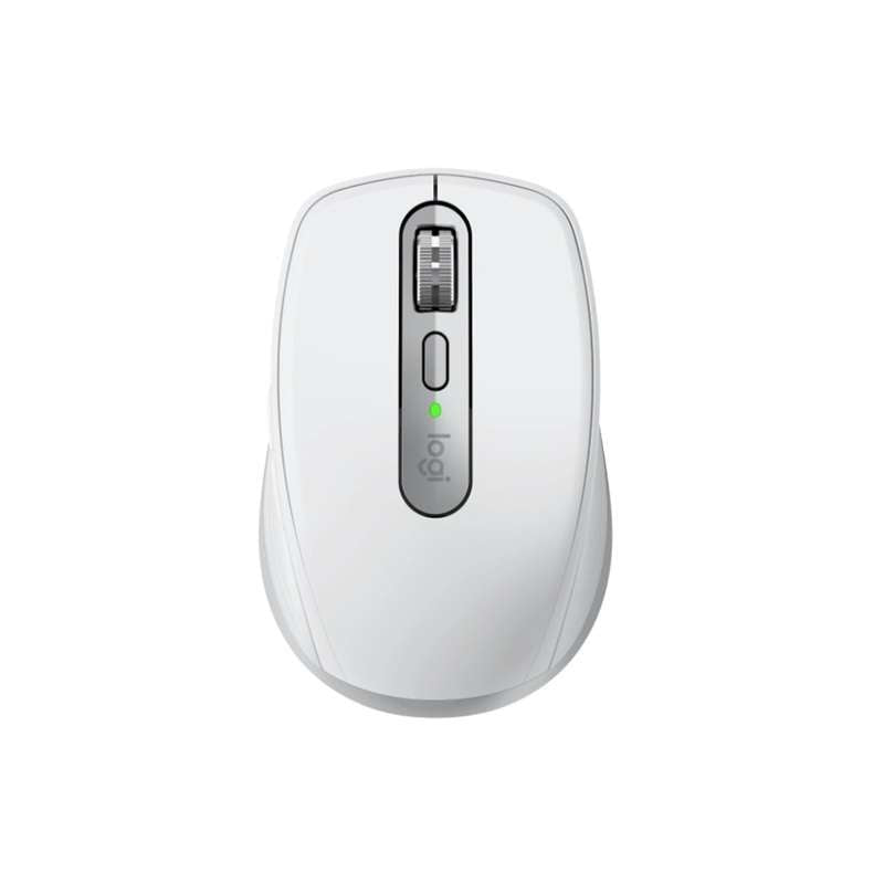 Logitech MX Anywhere 3S Wireless Mouse - Pale Gray - 8K DPI, Rechargeable, Bluetooth