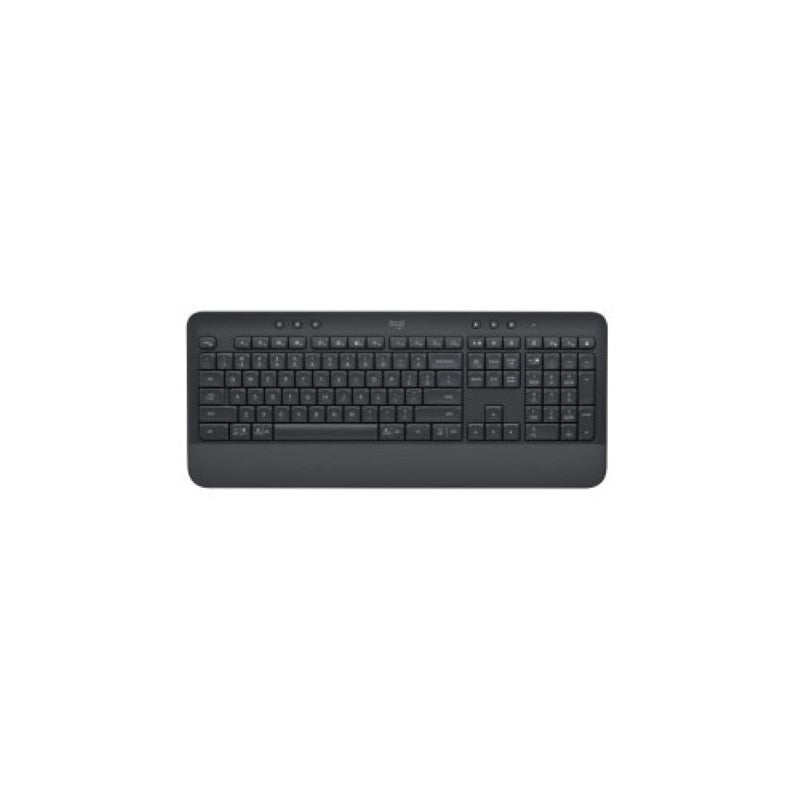 Logitech K650 Wireless Keyboard - Bluetooth Connectivity, Mic-Mute Feature, Eco-Friendly Design