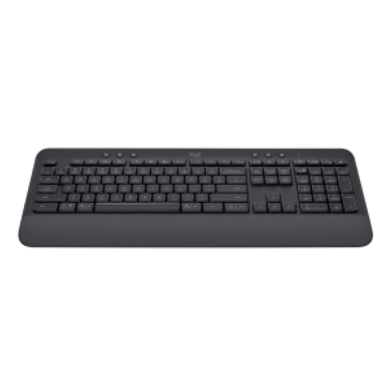 Logitech K650 Wireless Keyboard - Bluetooth Connectivity, Mic-Mute Feature, Eco-Friendly Design