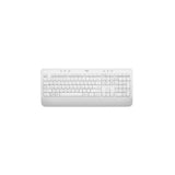 Logitech K650 Wireless Signature Keyboard - Elegant White, Bluetooth, 36-Month Battery Life