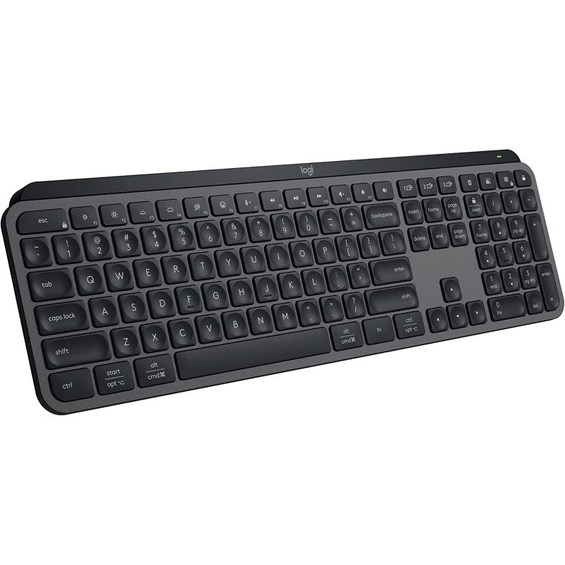 Logitech MX KEYS S Advanced Graphite Keyboard - High-Performance, Backlit, Ergonomic Design