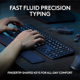 Logitech MX KEYS S Advanced Graphite Keyboard - High-Performance, Backlit, Ergonomic Design