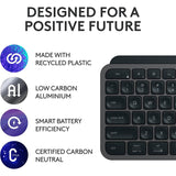 Logitech MX Keys S Performance Keyboard and Mouse Combo - Wireless, Ergonomic, PC & Mac Compatible