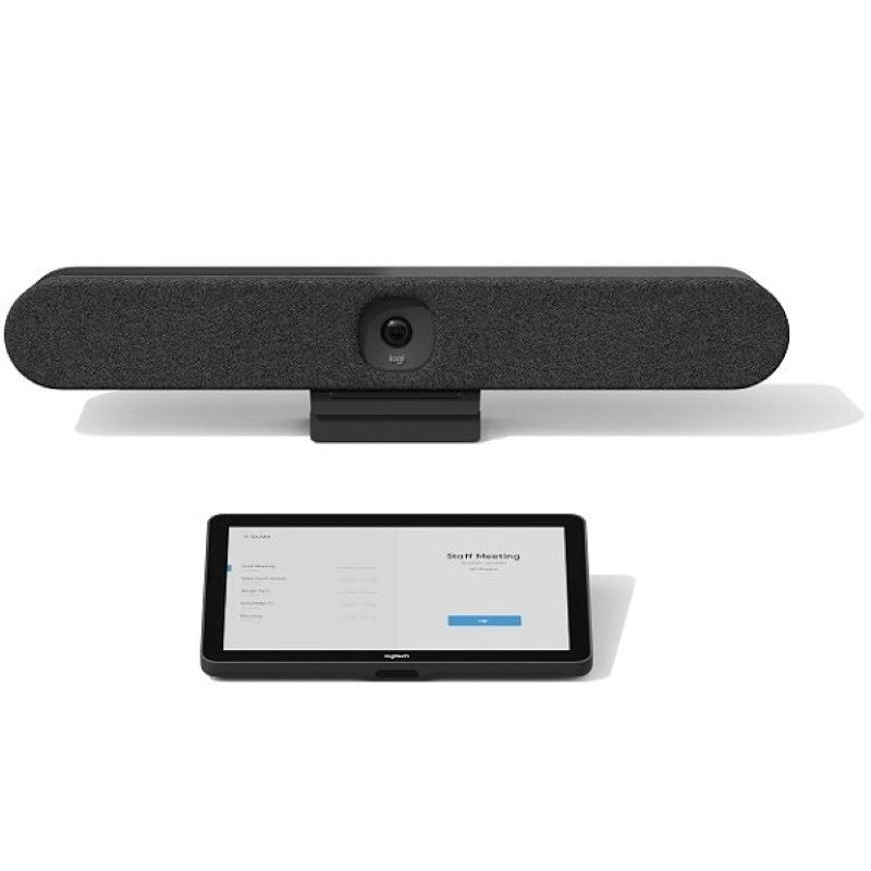 Logitech Rally Bar Huddle + TAP IP Bundle - All-in-One Video Conferencing Solution (Graphite)