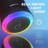 Portable Waterproof Bluetooth Speaker - Konka Soundcore ANKER FLARE 2 with 360Â° Sound & Light Show