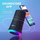 Portable Waterproof Bluetooth Speaker - Konka Soundcore ANKER FLARE 2 with 360Â° Sound & Light Show