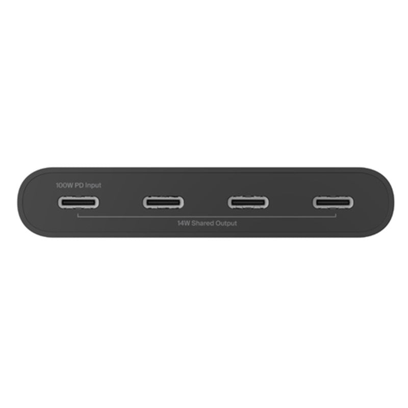 Belkin USB-C 4-Port Hub - Fast Data Transfer with USB 3.2 Gen 2 for PC, Mac, Chrome, iPadOS