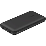 Belkin BoostCharge 10,000mAh 3-Port Power Bank with USB-A and USB-C Cable - Black