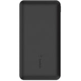 Belkin BoostCharge 10,000mAh 3-Port Power Bank with USB-A and USB-C Cable - Black