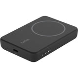 Wireless Power Bank - Belking Magnetic 5K MAGNETIC WIRELESS PB + STAND (Black)