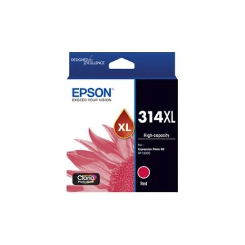 Epson Claria Photo HD 314XL High Yield Ink Cartridge - Original Red Ink for XP-15000