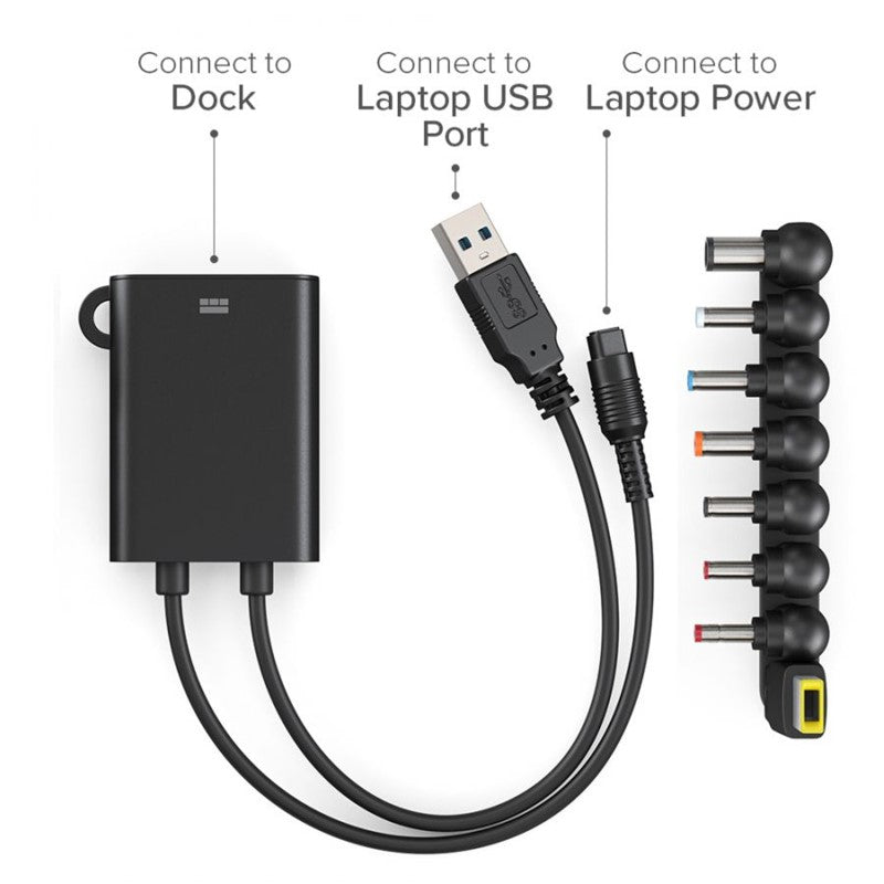 ALOGIC USB-C to USB-A Power Splitter Cable 20cm - Universal Adapter for Chromebook & Notebook