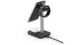 Alogic 3-IN-1 Wireless Charging Stand - MagSafe Compatible for iPhone, Apple Watch, AirPods (Black)
