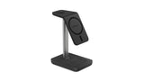 Alogic 3-IN-1 Wireless Charging Stand - MagSafe Compatible for iPhone, Apple Watch, AirPods (Black)