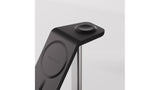 Alogic 3-IN-1 Wireless Charging Stand - MagSafe Compatible for iPhone, Apple Watch, AirPods (Black)