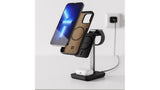 Alogic 3-IN-1 Wireless Charging Stand - MagSafe Compatible for iPhone, Apple Watch, AirPods (Black)