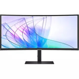 Samsung 34" ViewFinity S6 Ultra WQHD Curved LCD Monitor | 1000R, HDR10, USB-C, Built-in Speakers