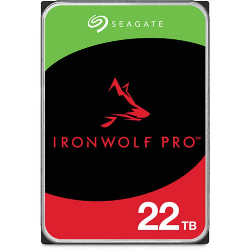 Seagate IRONWOLF 22TB SATA 3.5" 7200RPM NAS Internal Hard Drive for High-Performance Storage