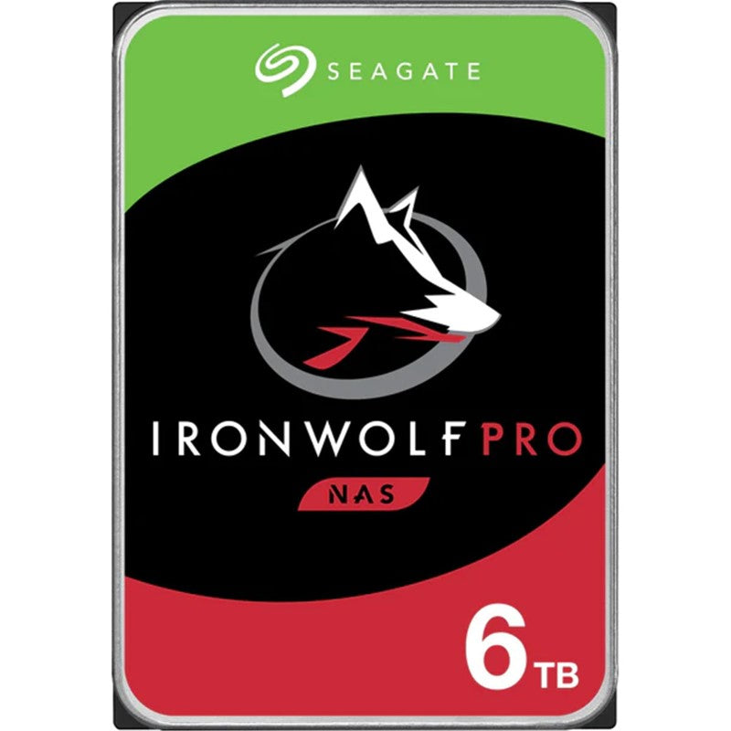 Seagate IronWolf Pro 6TB Internal Hard Drive - 7200RPM SATA for NAS Storage Solutions