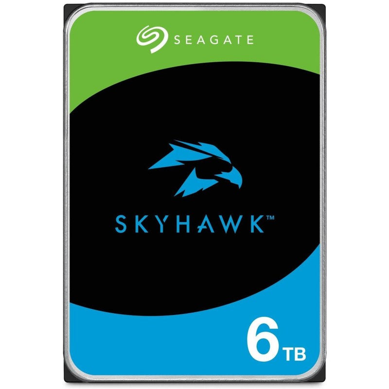 Seagate SkyHawk 6TB Internal Hard Drive for Surveillance - 3.5" SATA 6GB/s - CMR Technology