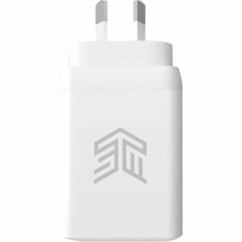 STM Goods 35W Dual Port USB-C Power Adapter - Fast Charging for Tablets & Smartphones