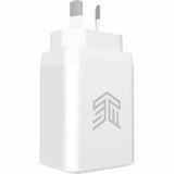 STM Goods 35W Dual Port USB-C Power Adapter - Fast Charging for Tablets & Smartphones