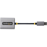 StarTech USB-C Headphone Splitter Dongle with Mic - Dual 3.5mm Audio Adapter - Space Gray