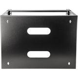 StarTech 8U Wall Mount Rack for 12-Inch Equipment - Solid Steel, 36.38 kg Capacity, Efficient Space-Saving Design