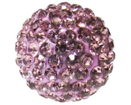 Pink bling angel caller brass bell, 16mm, designed for style and serenity.