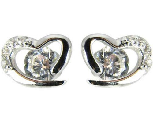 Earring - Jax Sterling Slv Heart