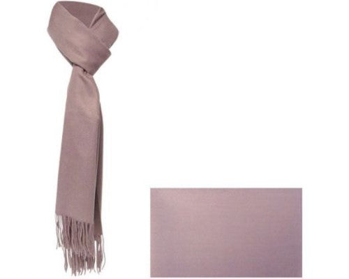 Classic mauve scarf made of 100% polyester, 70 x 180 cm, versatile for all seasons and outfits.