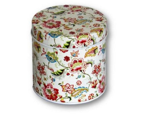 Round Tin Vintage Garden